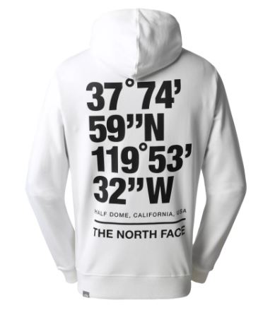 THE NORTH FACE SUDADERA COORDINATES HOODIE TNF WHITE