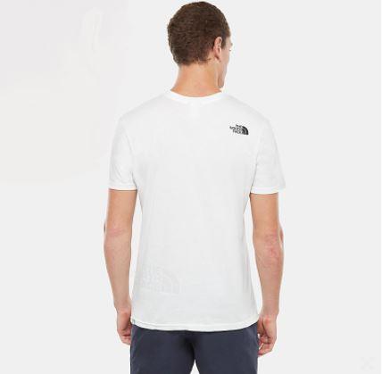 Camiseta de manga corta para hombre The North Face Simple Dome Tee White