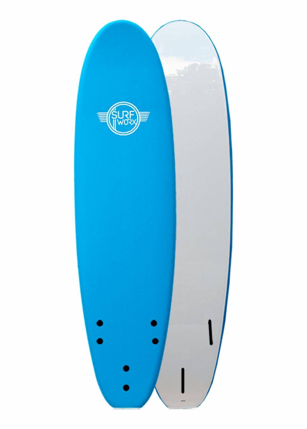 Softboard 7 pies para aprender surf color azul 