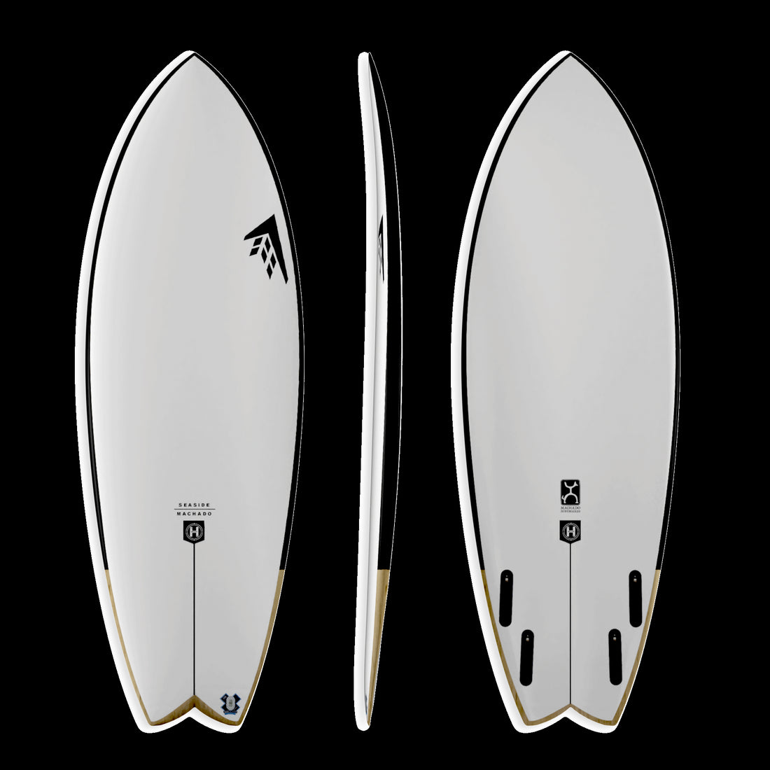 Tabla de surf Firewire Seaside by Rob Machado - Helium/Futures frontal