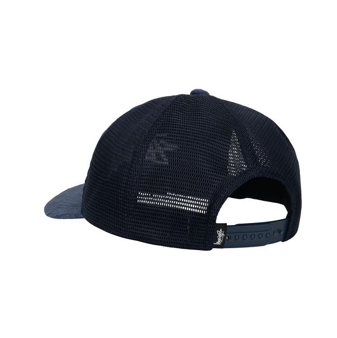 Gorra Stussy Corduroy Trucker Cap en color Azul marino lateral