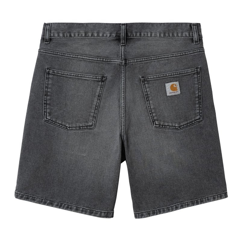 Pantalones cortos Carhartt WIP Newel Short Black Light Used Wash