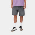 Hombre con los Pantalones cortos Carhartt WIP Newel Short Black Light Used Wash