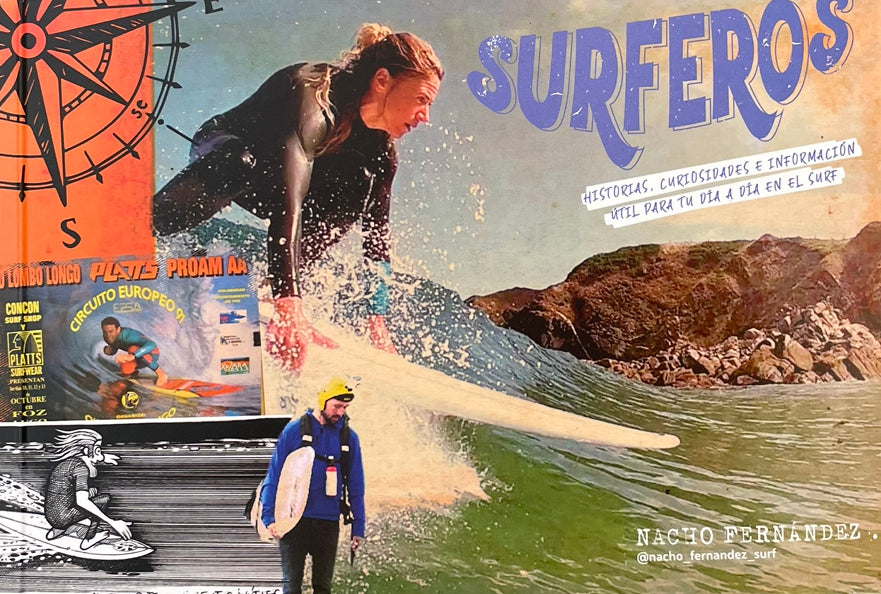 Libro "Surferos". Historias, curiosidades e información útil para tu día a día en el surf por Nacho Fernández