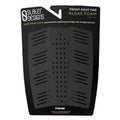 Traction Pad Ecológico Slater Designs en negro para Tablas de Surf frontal