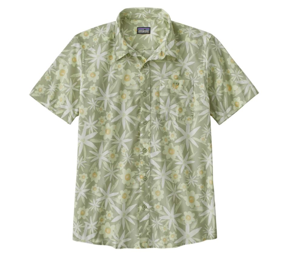 Camisa de manga corta Patagonia Go-To Verano Salvia Green