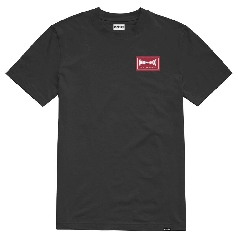 Camiseta Etnies X Independent Wash Tee Black