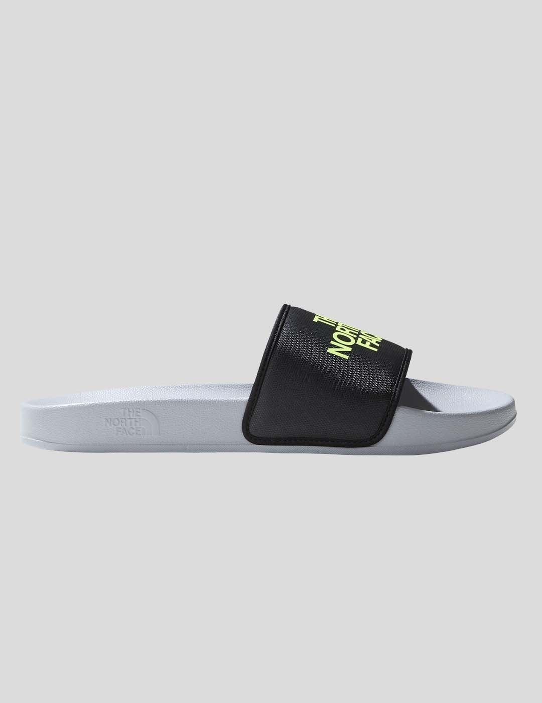 Chanclas The North Face Slide III Meld Grey & Led Yellow derecha