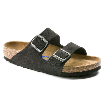 BIRKENSTOCK ARIZONA SUEDE LEATHER VELVET GREY