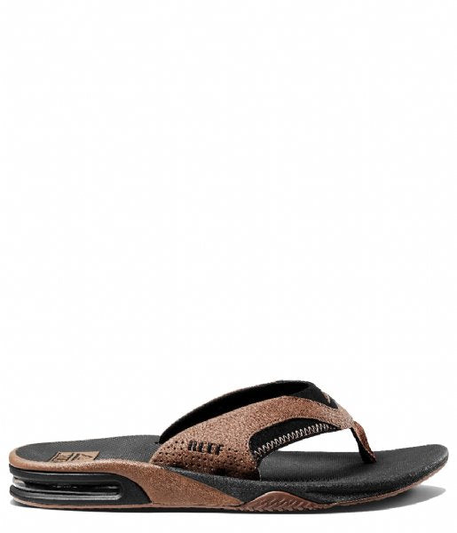 Chanclas Reef Fanning Negro Tan