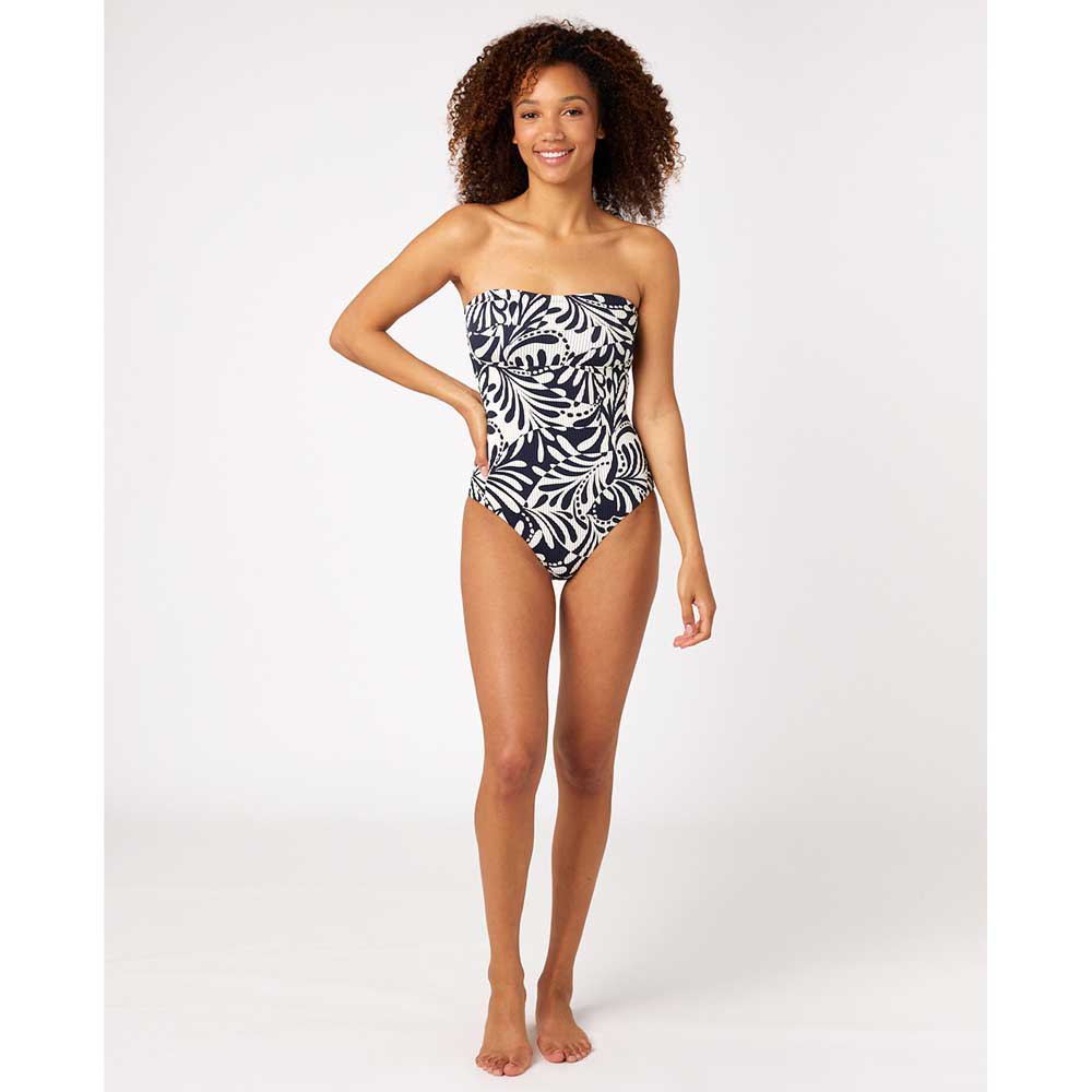 RIP CURL BAÑADOR AFTERGLOW FLORAL 1PC BANDEAU NAVY