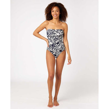 RIP CURL BAÑADOR AFTERGLOW FLORAL 1PC BANDEAU  NAVY