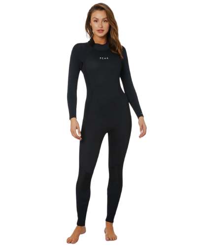 Traje de surf de neopreno para mujer Peak WMS Energy 4/3 Back Zip Black