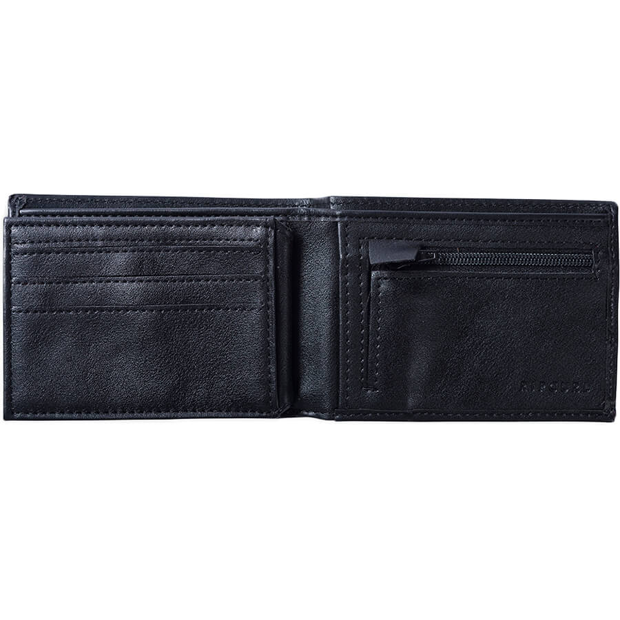 RIP CURL CARTERA CORPOWATU ICON PU SLIM BLACK