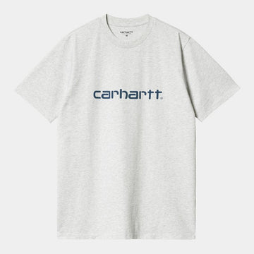 Camiseta de manga corta Carhartt WIP Script Ash Heather Liberty