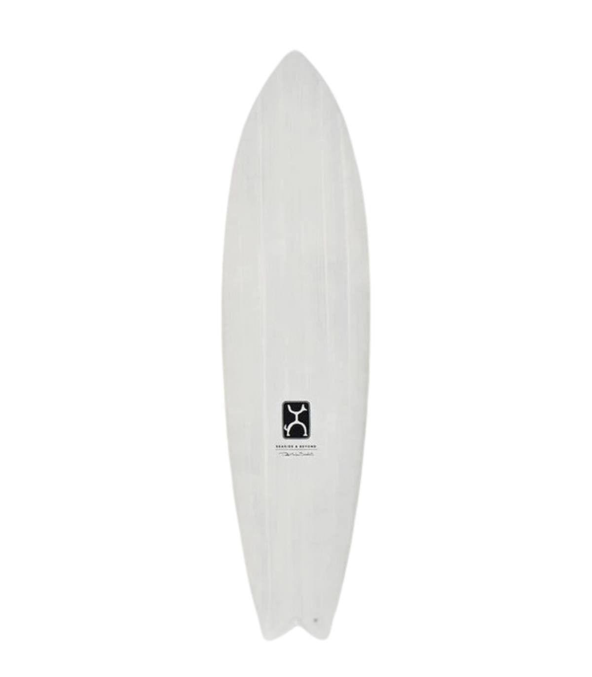 Firewire Seaside & Beyond White Thunderbolt Red Futures By Rob Machado posterior