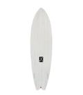 Firewire Seaside & Beyond White Thunderbolt Red Futures By Rob Machado frontal