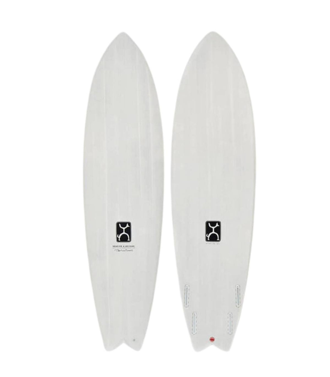 Firewire Seaside & Beyond White Thunderbolt Red Futures By Rob Machado