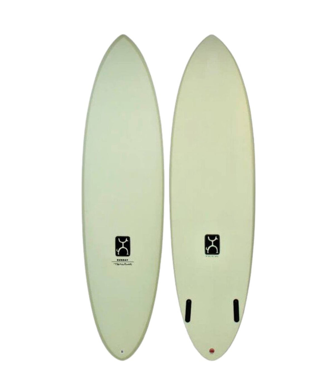 Tabla de Surf Firewire Sunday Twin Volan Green In Thunderbolt Red Futures