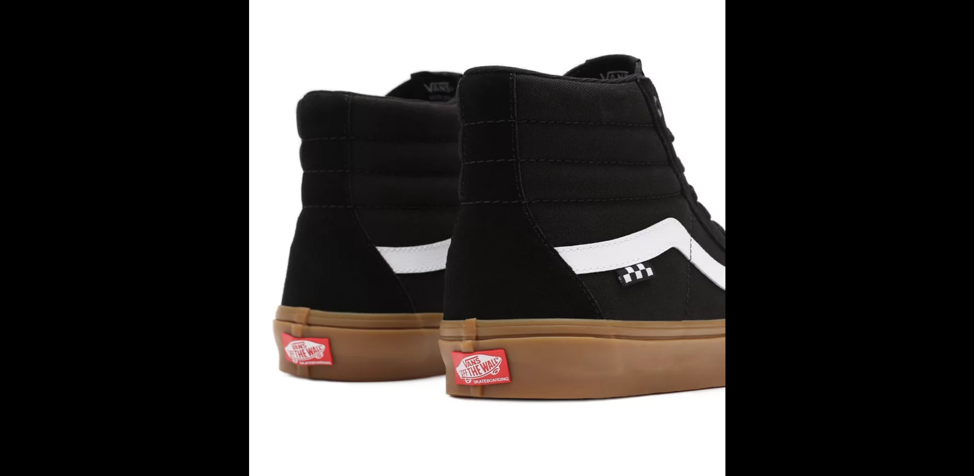 Zapatillas de Skate Vans Sk8-Hi Black Gum talón