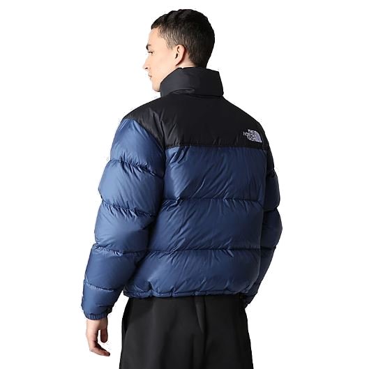 Hombre con Chaqueta The North Face 1996 Retro Summit Shady Blue-Black posterior