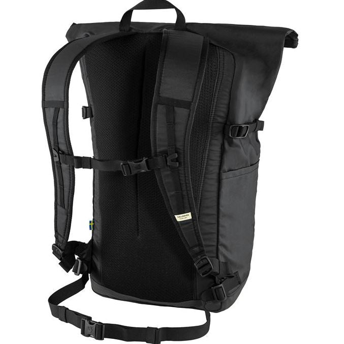 Mochila Fjällräven Kanken High Coast Foldsack 24 Negra posterior