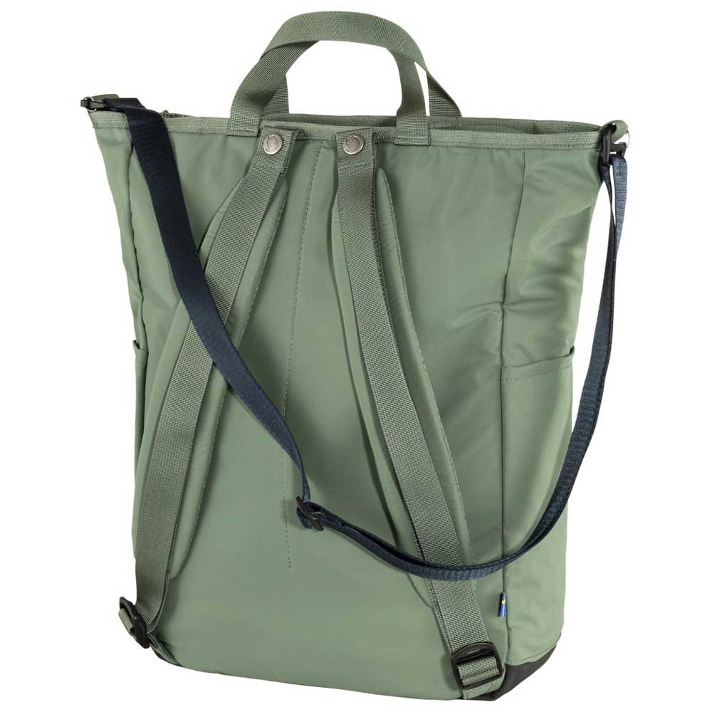 Mochila Fjällräven Kanken High Coast Totepack Verde Pátina posterior