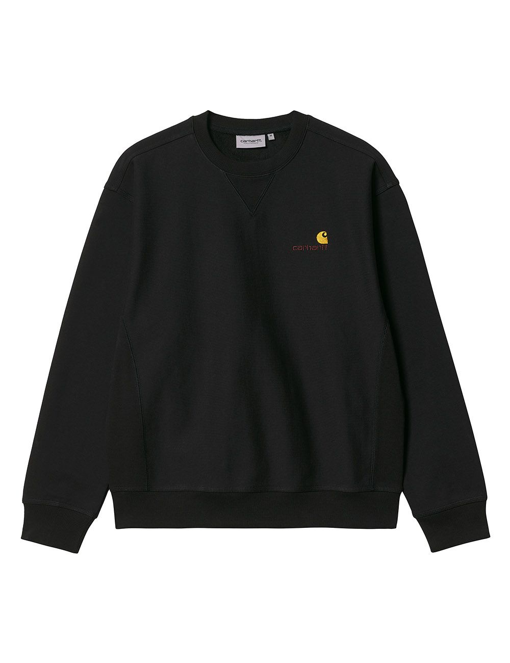 Sudadera Carhartt WIP American Script Sweat en Negro