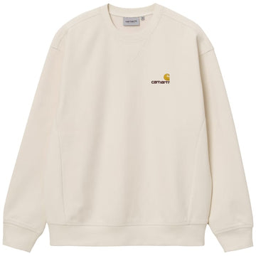 Sudadera Carhartt WIP American Script Sweat en Blanco