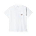 Camiseta de manga corta con bolsillo Carhartt WIP Pocket Blanca