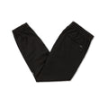 Pantalón con cintura elástica y bolsillos traseros Volcom Frickin Slim Jogger Negro doblado