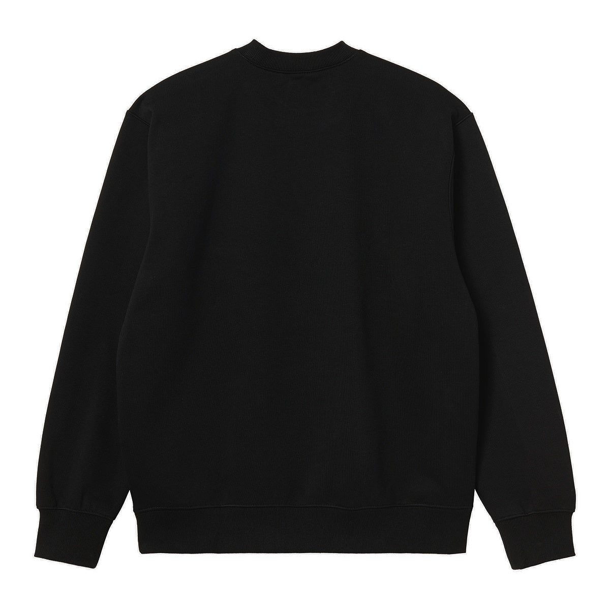 Espalda de la Sudadera Carhartt WIP Sweat Black White en Negro