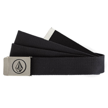 VOLCOM CIRCLE WEB BELT BLACK | CINTURON