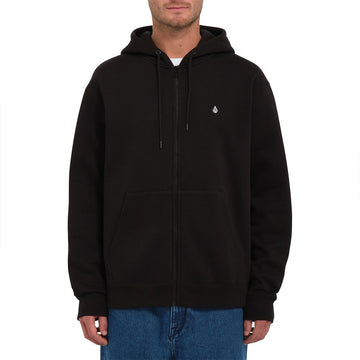 Sudadera Volcom con Capucha y Cremallera Single Stone - Negro