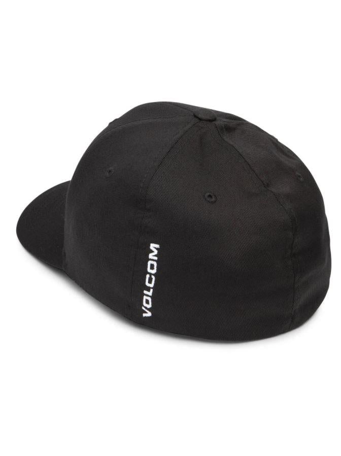 Etiqueta lateral de la Gorra Volcom Full Stone Flexfit Negra SM