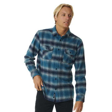 RIP CURL COUNT L/S SHIRT MINERAL BLUE