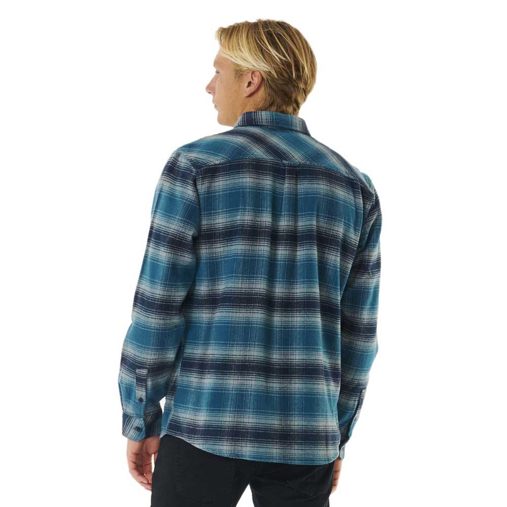 RIP CURL COUNT L/S SHIRT MINERAL BLUE