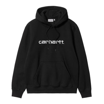 Sudadera Carhartt WIP con Capucha Negro-Blanco para Hombre