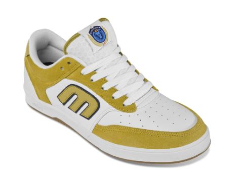 Zapatillas de skate para hombre Etnies The Aurelien Tan & White lateral