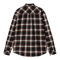 Espalda de la Camisa de manga larga Carhartt WIP Barten Check Black