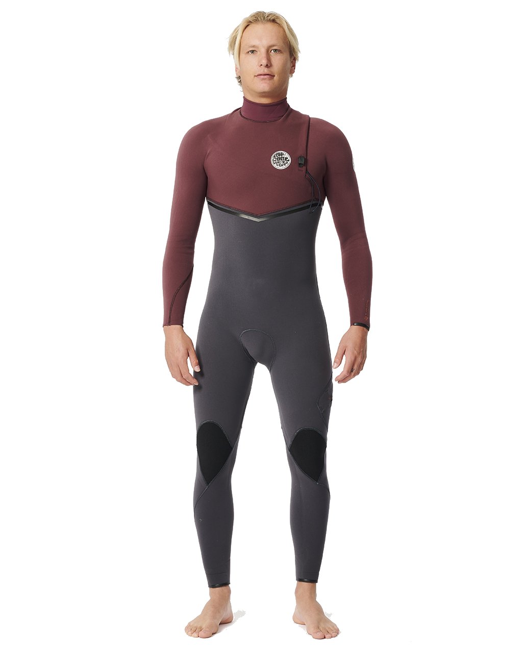 Rip Curl Flash Bomb 4/3 Zip Free E7 Maroon 2024