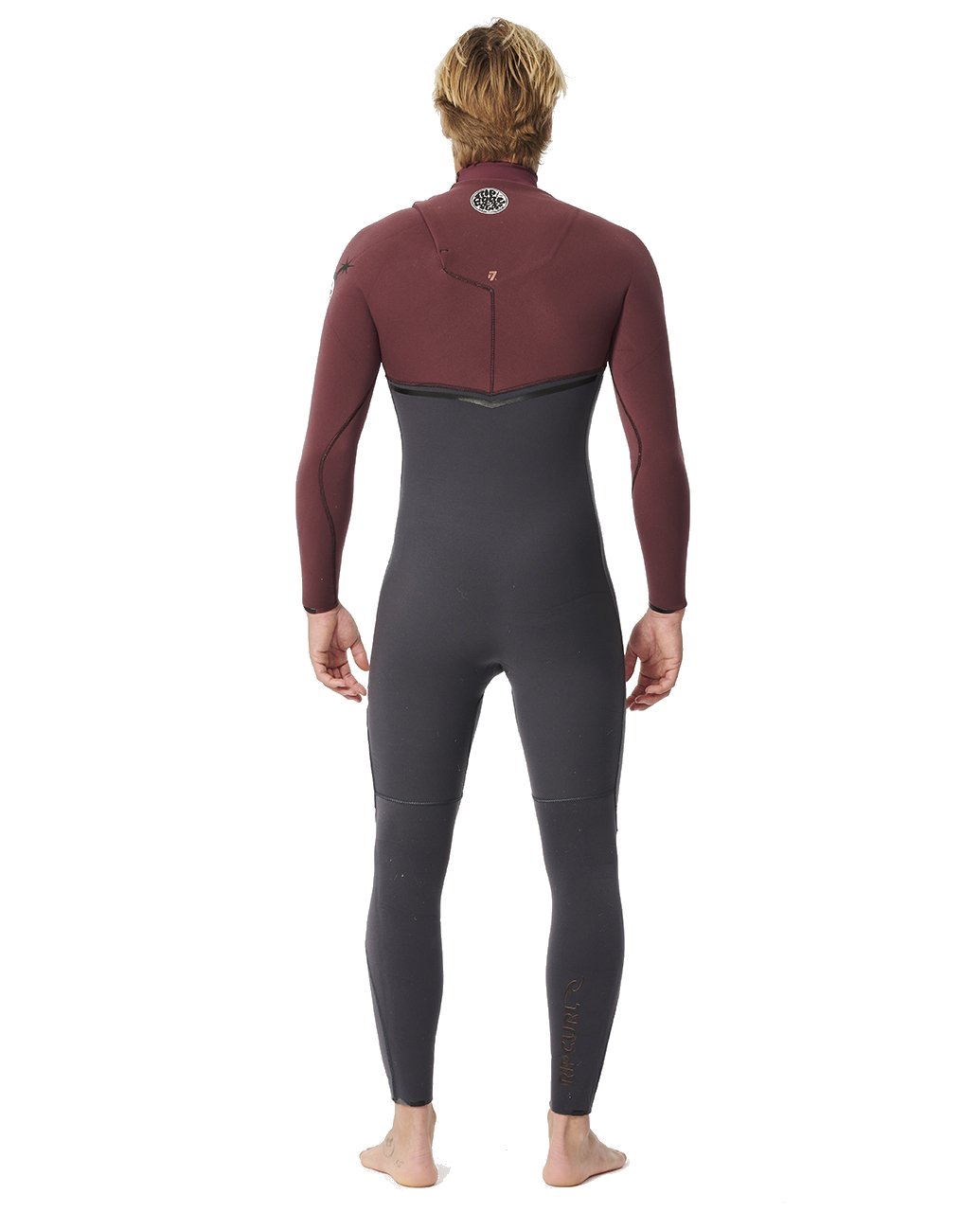 Rip Curl Flash Bomb 4/3 Zip Free E7 Maroon 2024