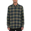 Camisa de manga larga a cuadros Volcom Caden Plaid Navy