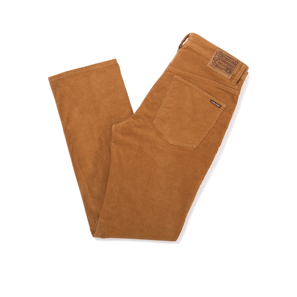 VOLCOM PANTALON DE PANA SOLVER 5 POCKET CORD TOBACCO