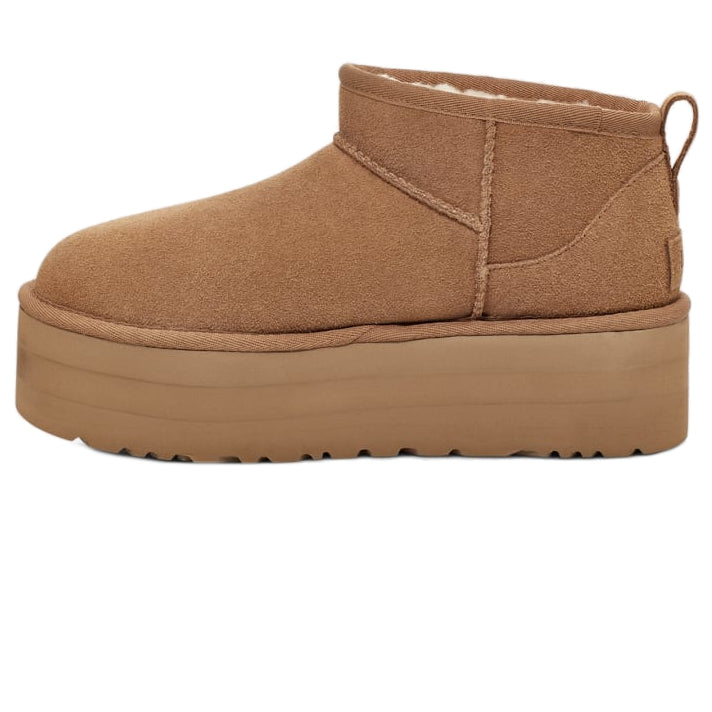 UGG CLASSIC ULTRA MINI PLATFORM CHESTNUT