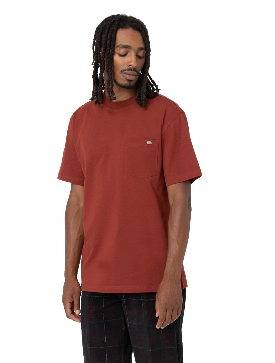 Camiseta de manga corta Dickies Luray Pocket Rojo ladrillo