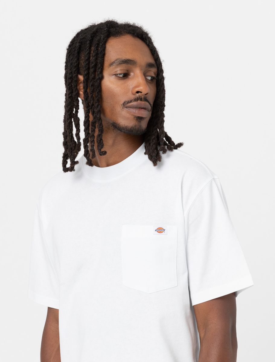 Camiseta de manga corta Dickies Luray Pocket Blanca