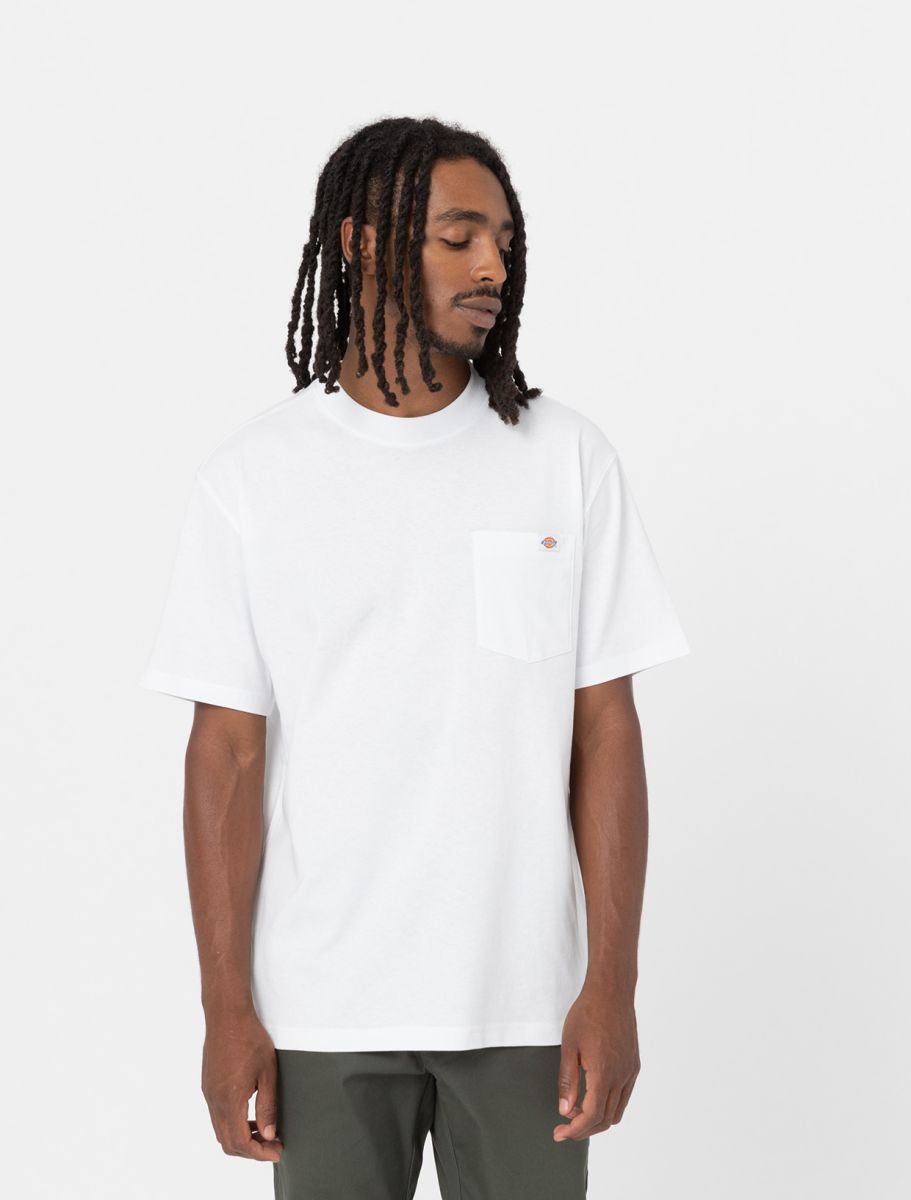 Camiseta de manga corta Dickies Luray Pocket Blanca