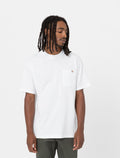 Camiseta de manga corta Dickies Luray Pocket Blanca frontal