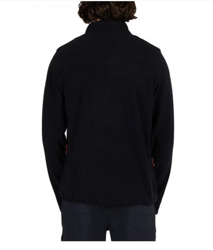 Sudadera Polar Fleece Ebbtide 1/2 Zip Black de Salty Crew